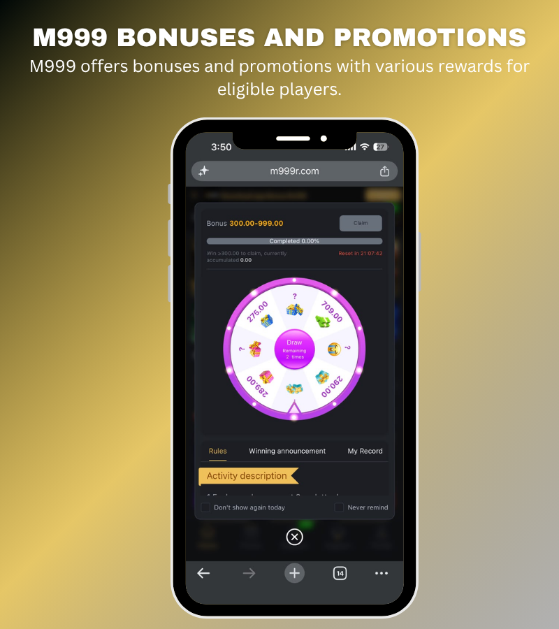 M999 Bonuses